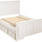 Bailey Twin Panel Bed - Bright White