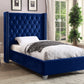 Aiden Velvet Bed - Twin