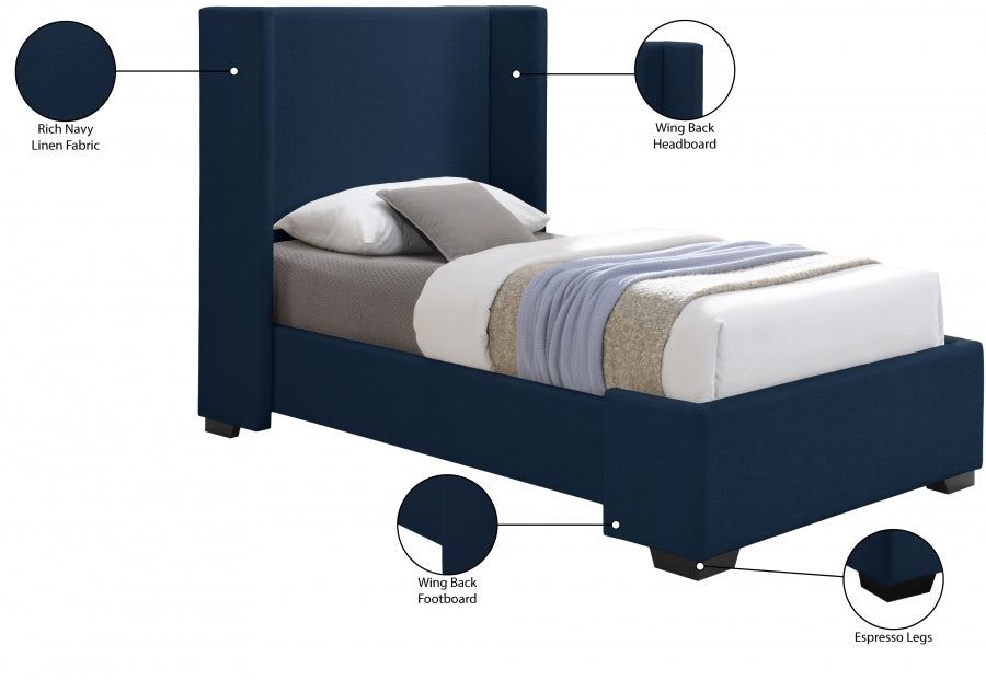 Oxford Linen Bed - Twin