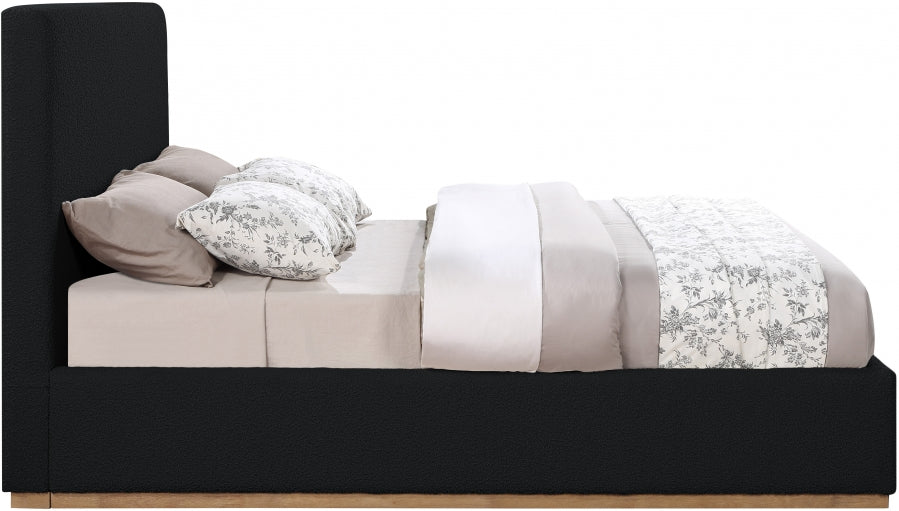 Monaco Boucle Fabric Bed - King
