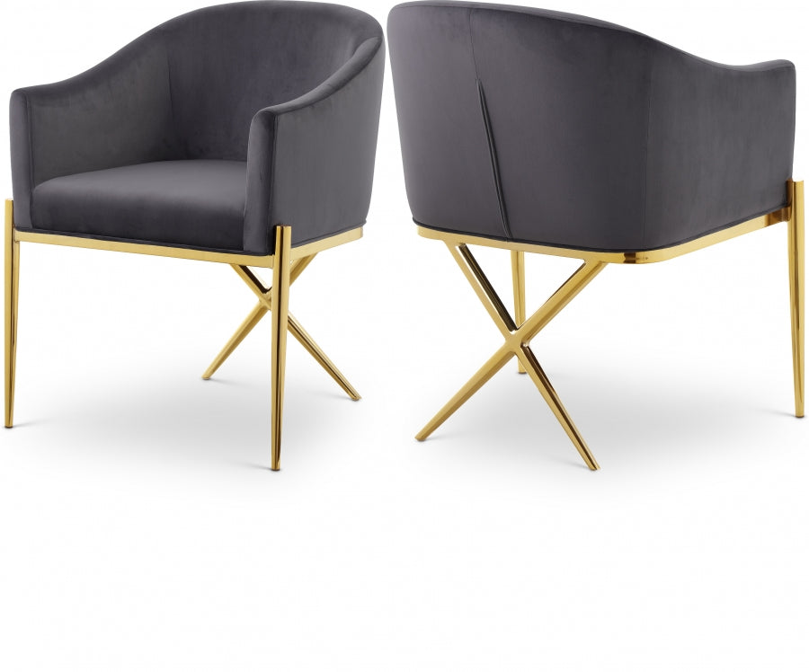 Xavier velvet dining chair new arrivals