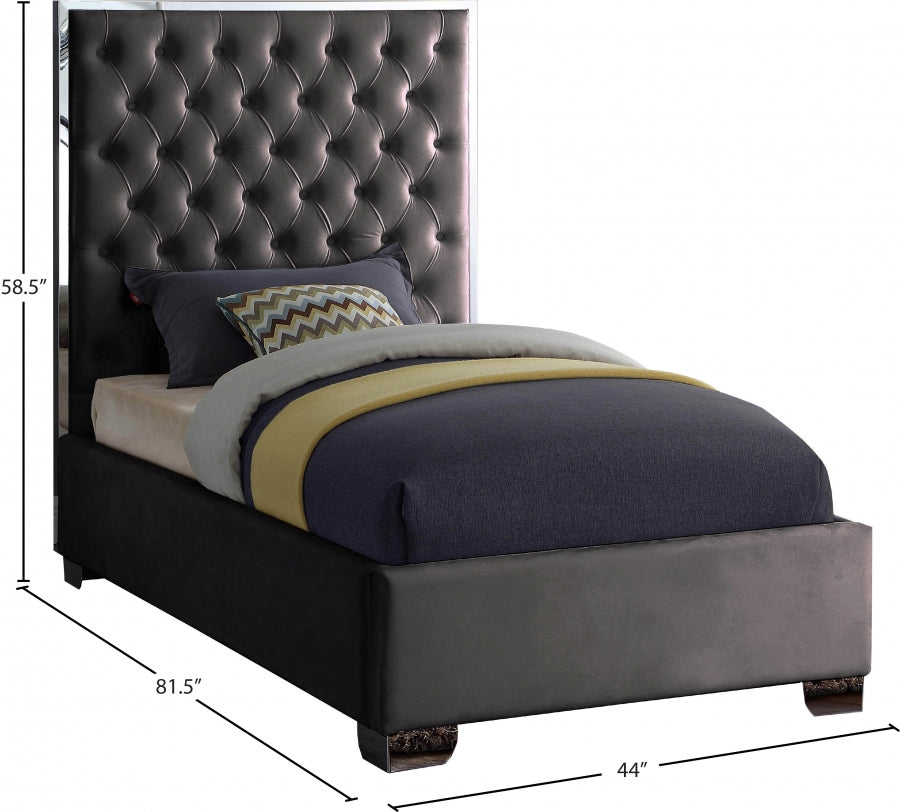 Lexi Velvet Bed - Twin