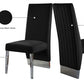 Porsha Velvet Dining Chair - Chrome Base