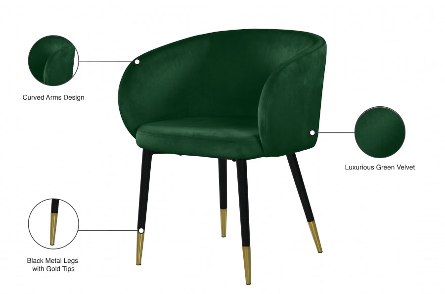 Louise Velvet Dining Chair