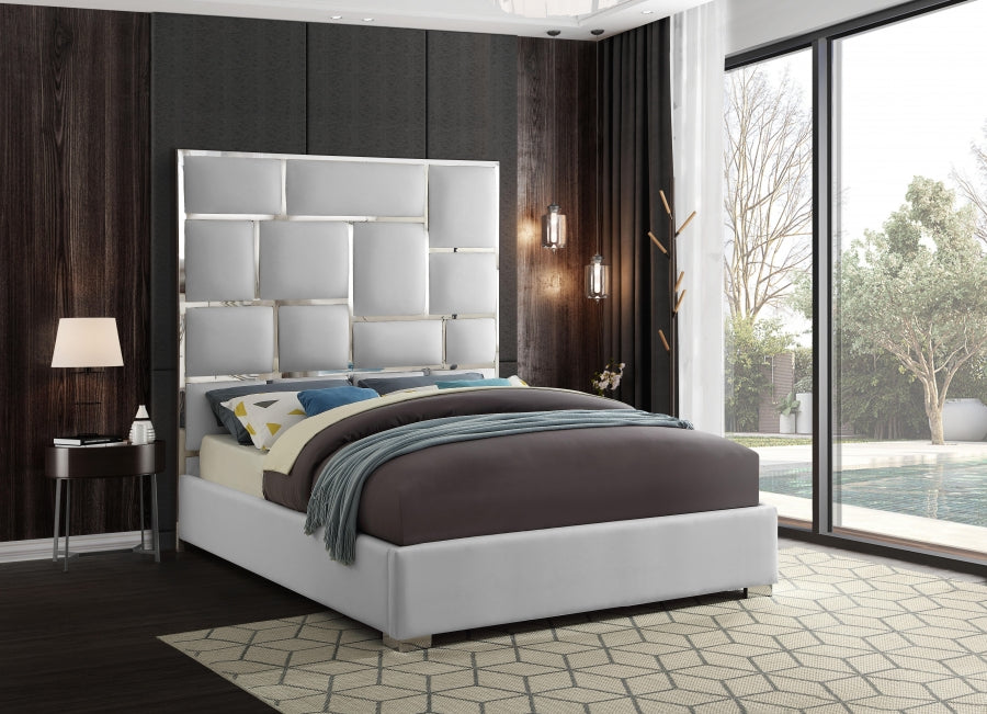 Milan Faux Leather Bed - King