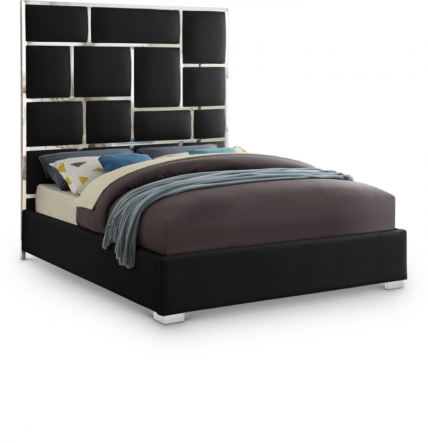 Milan Faux Leather Bed - King