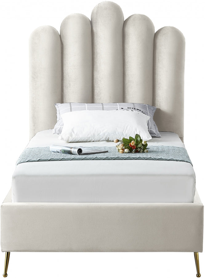 Lily Velvet Bed - Twin