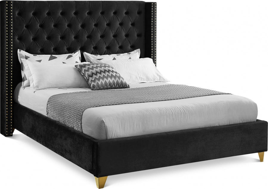 Barolo Velvet Bed - King