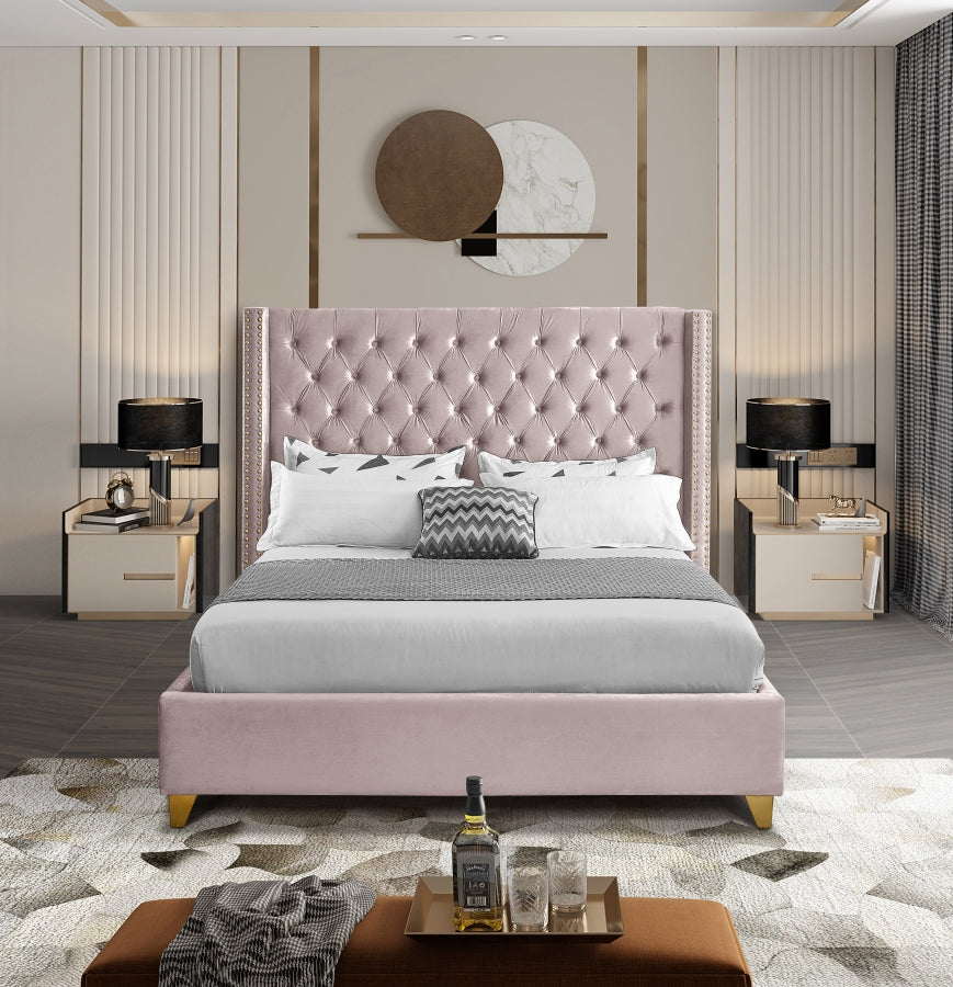 Barolo Velvet Bed - King