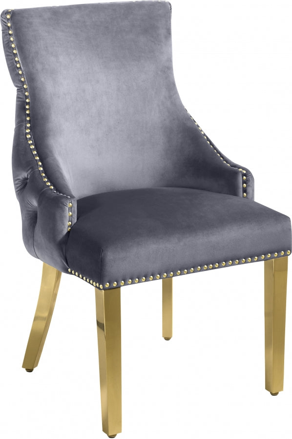 Tuft Velvet Dining Chair