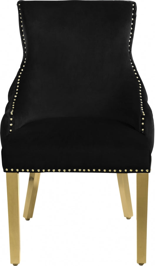 Tuft Velvet Dining Chair