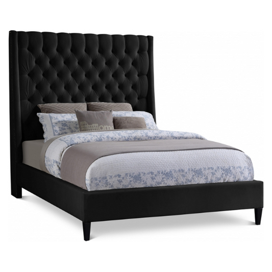 Fritz Velvet Bed - King