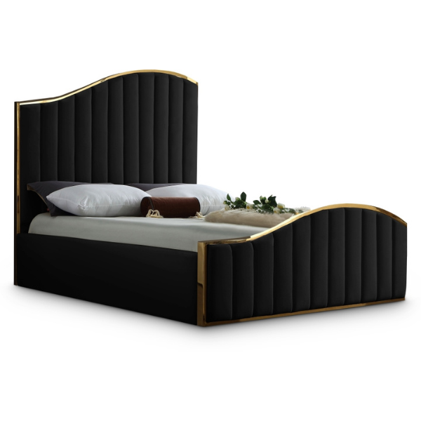 Jolie Velvet Bed - King