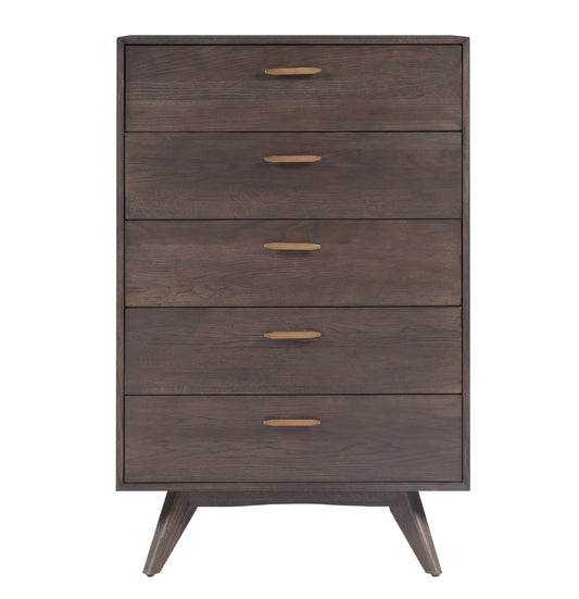 Loft Wooden 5 Drawer Chest